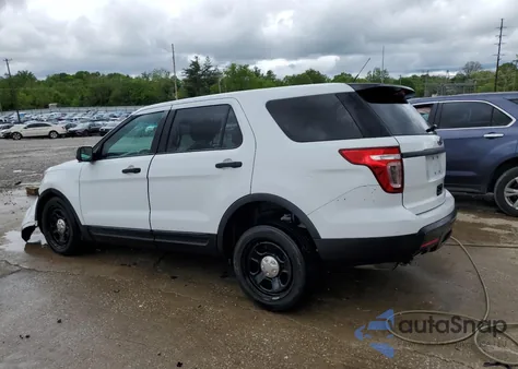 2014 Ford Explorer Police Interceptor из США, поврежденный, VIN 1FM5K8AR0EGC60436